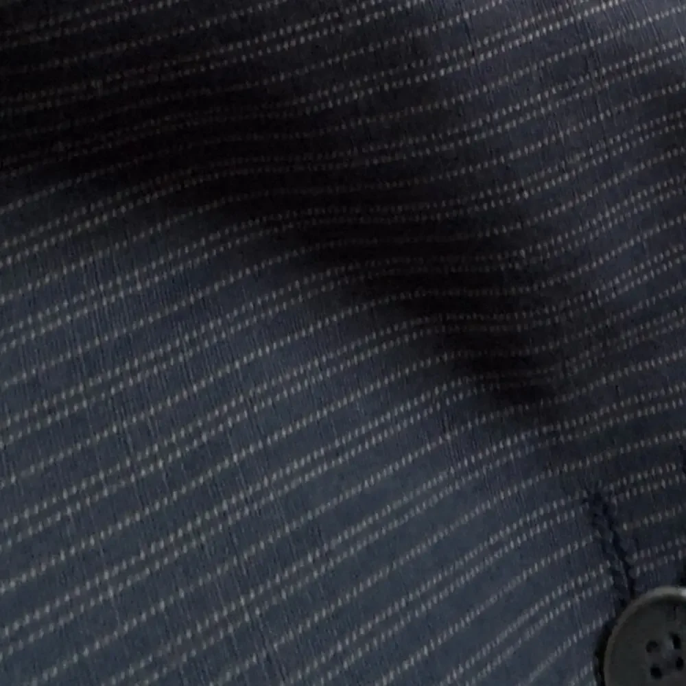 John Varvatos Star USA 5 Pocket Zip Button Linen Blue PinStripe Blazer Jacket 42